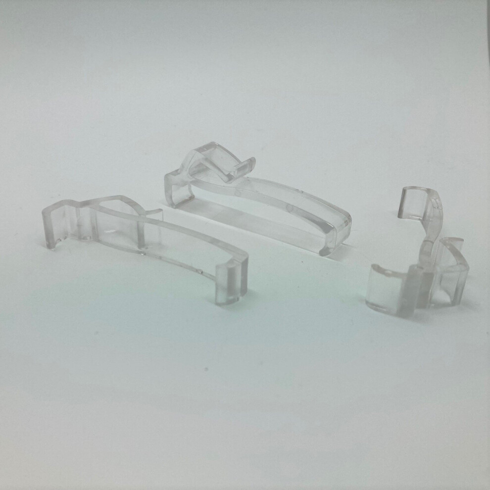 Blindspares 50mm Valance/Pelmet Clip for Wood Venetian Blinds (Pack of 3) VN1034