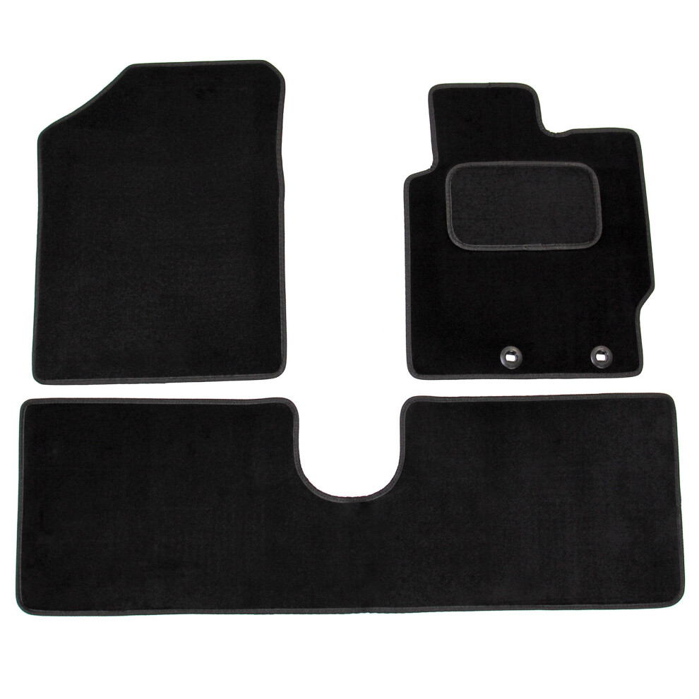 Toyota Yaris MK3 Car Mats 2011 onwards Carpet 3pcs Set