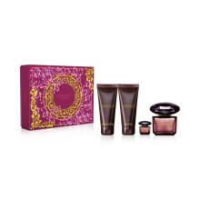 Versace Crystal Noir Eau de Toilette 90ml Spray 4pc Set