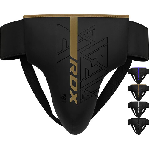 (Golden, M) RDX Groin Guard for Boxing