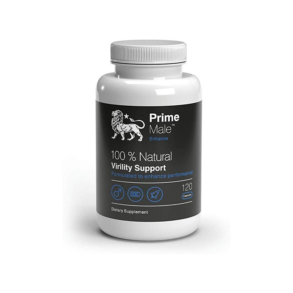 Prime Male Enhance 100% Natural Virility Support - 120 Capsules