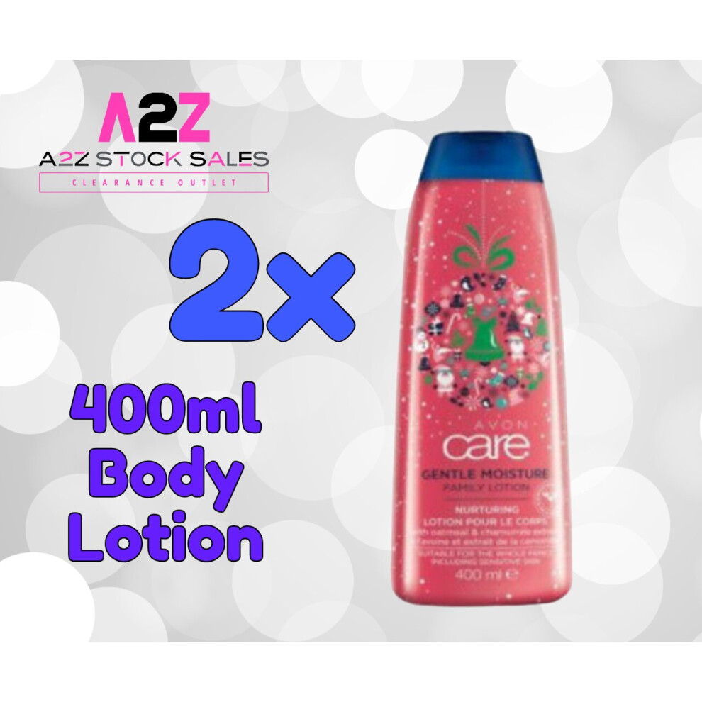 2 X Avon Care - Gentle Moisture Family Lotion - Body Lotion - 400ml