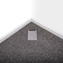 (3 Metres x Pacific - Light Grey - 4m Width (Pastiche TIM008-4324 Silver)) Light Grey Berber Loop Carpet