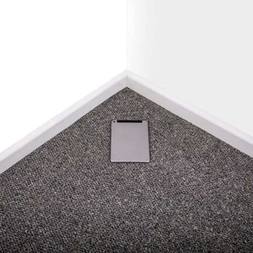 (3 Metres x Pacific - Light Grey - 4m Width (Pastiche TIM008-4324 Silver)) Light Grey Berber Loop Carpet