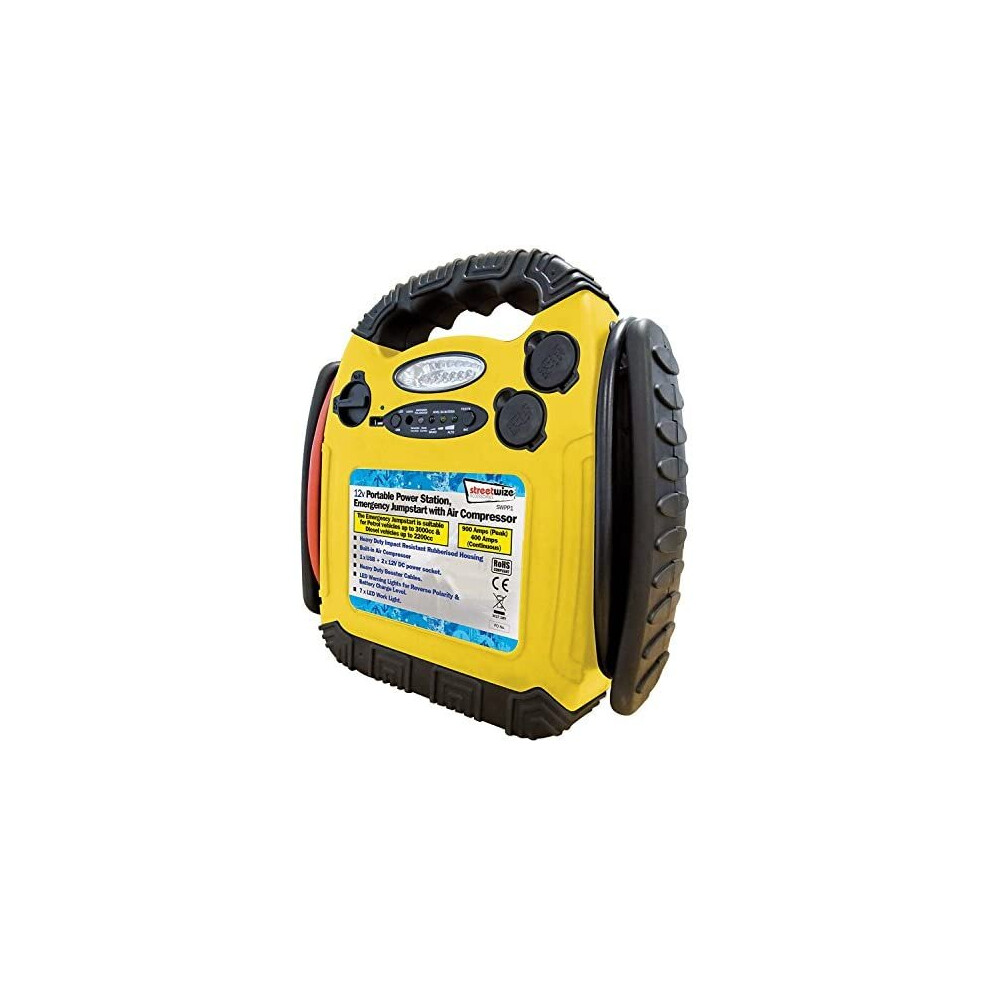 Jump Starter Power Pack Commercial Jumpstart Battery Booster Air Compressor PP1 - Image 14