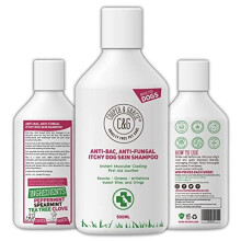 C&G Pets | Dog Shampoo For Itchy Skin Antibacterial And Antifungal | 100% Natural Medicated Low Lather Safe Formula | Fast Absorbing and Skin Coo