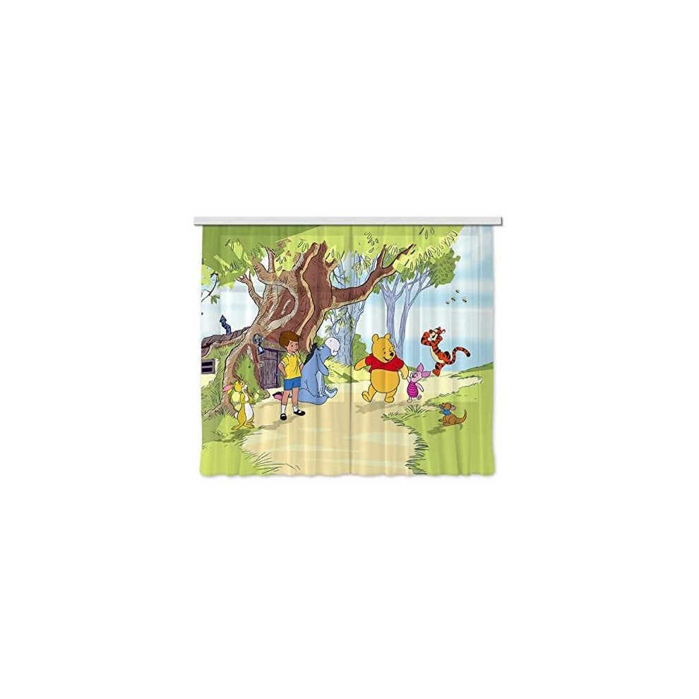 Disney Curtains, Fabric, Multi-Colour, 180 X 160 cm/ 71 X 63-Inch