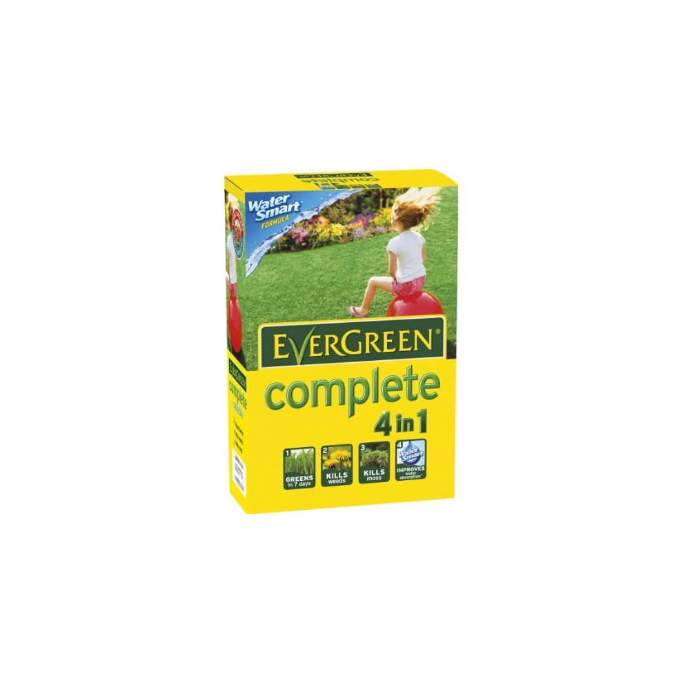 EverGreen 80sqm Complete Lawn Food/Weed/Moss Killer Carton