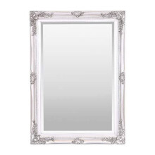 Select Mirrors Rennes Vintage Wall Mirror | Shabby Chic, Baroque, Antique, French Design | Solid Wood Frame | Silver Glass Bevelled Edges |