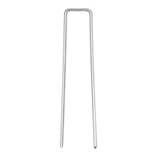 LITA Pack of 50 - Garden Pegs Stakes Staples Securing Lawn U - 150mm/6 Inch, Ideal for Weed Control Membrane/Fabric/Artifical Grass/Matting/