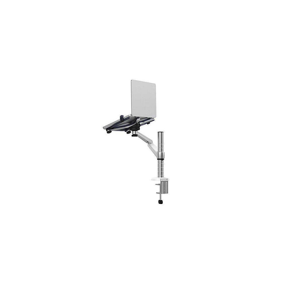 Thingy Club Adjustable Aluminium Universal Single Arm Laptop/Tablet Stand Desk Mount Bracket For 10"-15.6" Laptop With Adjustibility (Tilt 15|S 6950670400911