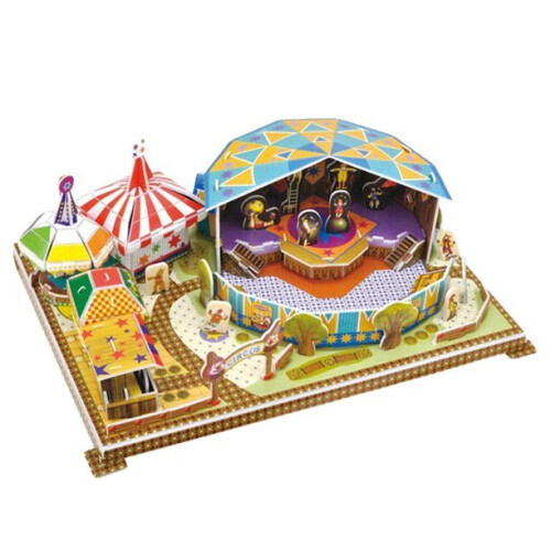3D Puzzle Building Set Fun Amusement Park Series Create A Pirate Ship - Circus 1
