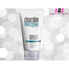 AVON Clearskin Green Tea Overnight Facial Treatment 5-in-1 - Rejuvenates Skin While You Sleep 50ml
