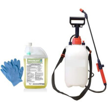 Rootblast 360 Glyphosate Weedkiller Kit: 5L Pump Sprayer, 1L Makes 50L, Integral Measuring Device & Gloves Included