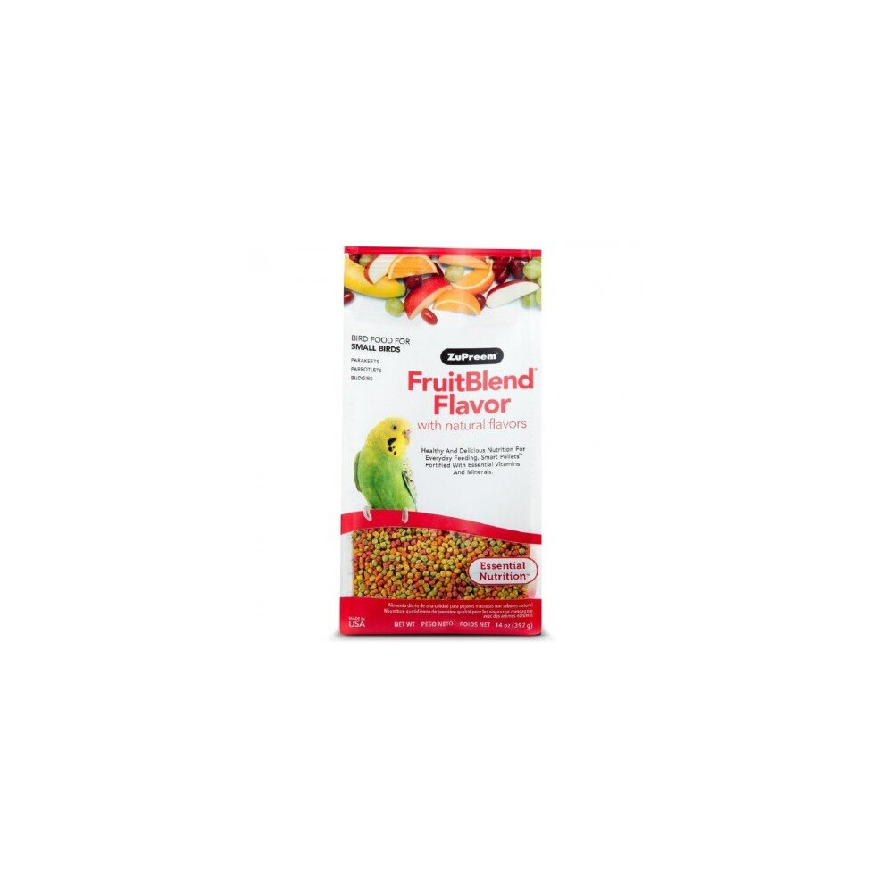 Zupreem FruitBlend PetDiet Flavor Natural Flavor Medium Bird Food - 2lb