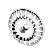 1 PC 84mm Kitchen Sink Plugs, Stainless Steel Kitchen Sink Strainer Plug Strainer Waste Stopper Sink Strainer Replacement Sink Plug Basket S