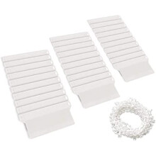 EveryHome Vertical Blind Set of 30 89mm Bottom Weights & 6m 89mm Bottom Chain - Replacement Spares Pack