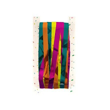 Multi Coloured Shimmer Foil Door Curtains - 8ft x 3ft Hanging Party decorations