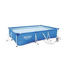 Bestway Steel Pro Pool Set Swimming Pool, 3300 Liters, Blue, 300 x 201 x 66 cm