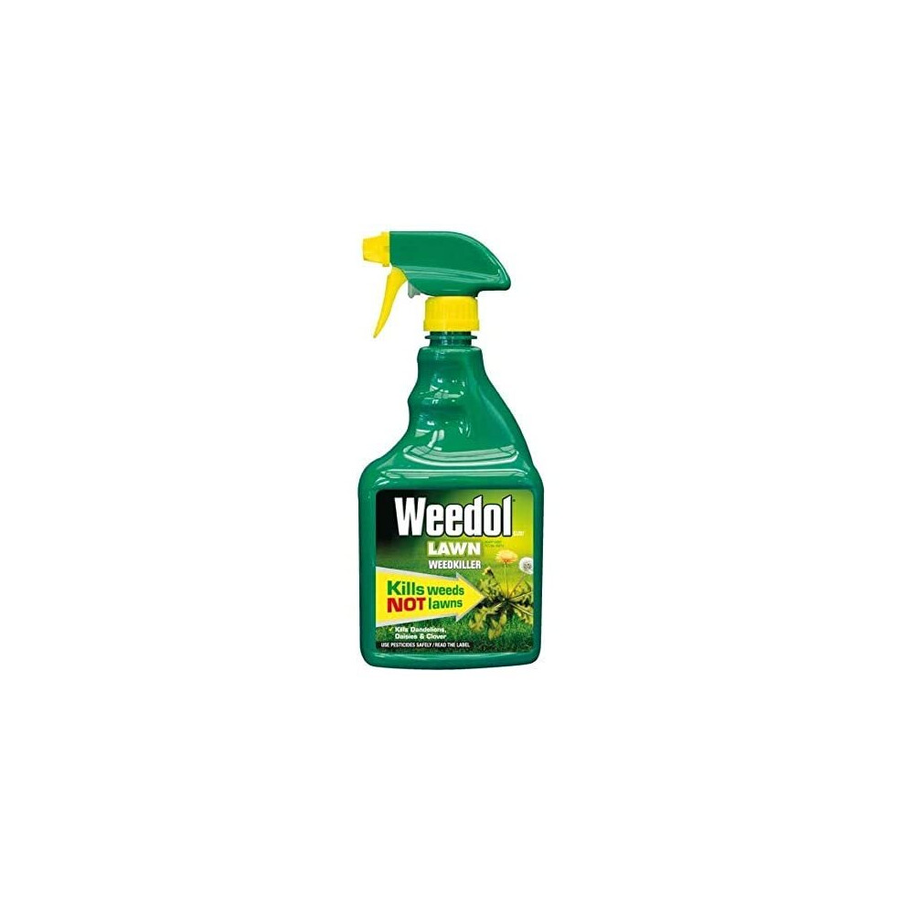 Weedol Lawn Weedkiller, Kills Weeds Not Lawns, 800Ml Spray Gun!
