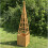 Selections Wooden Garden Obelisk Planter with Liner 6