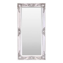 Select Mirrors Haywood Rectangle Wall Mirror (50cm x 100cm, Antique Silver)