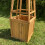 Selections Wooden Garden Obelisk Planter with Liner 4