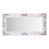 Select Mirrors Haywood Rectangle Wall Mirror (50cm x 100cm, Antique Silver) 2