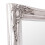 Select Mirrors Haywood Rectangle Wall Mirror (50cm x 100cm, Antique Silver) 5