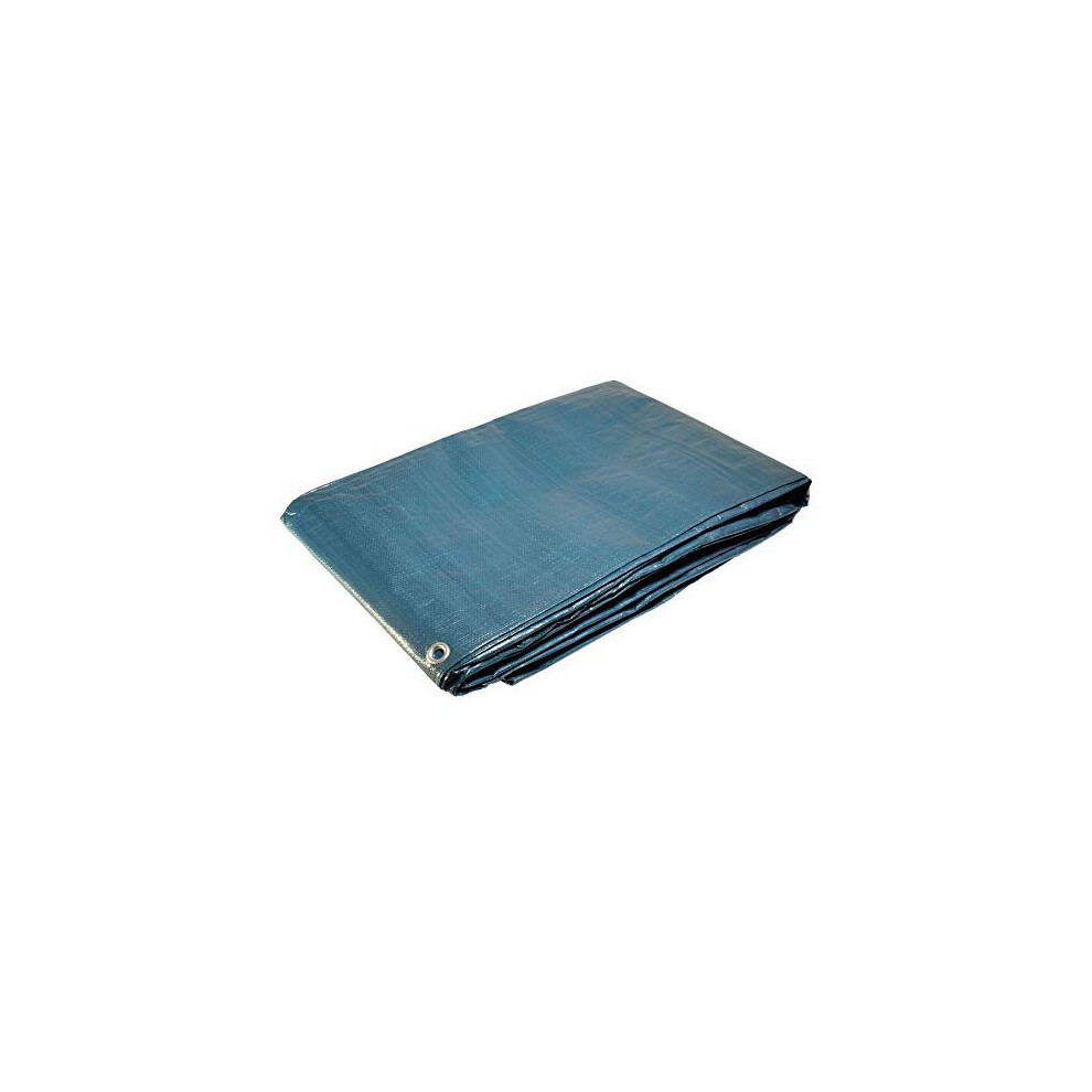 6 x 10 Metre Rectangular Swimming Pool Cover with Central Drain Mesh Waterproof Tarpaulin