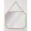 GreyZouq Gold Coloured Rectangular Small Wall Mirror 2
