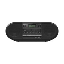 Panasonic RX-D550 Powerful, Portable & Multisource Compatible FM Radio, with Bluetooth, USB, CD, 20W - Black
