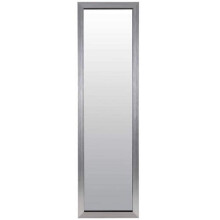 MirrorOutlet Large Silver Contempory Design Big Dress Wall Mirror 4Ft2X 1Ft2 127cm X 36cm, Wood, 61x51