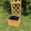 Selections Wooden Garden Planter with Trellis 3