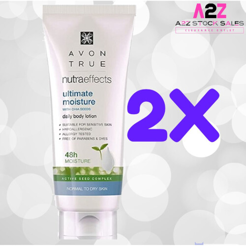 Avon 2x Avon NutraEffects - Ultimate Moisture - Body Lotion - Travel Size