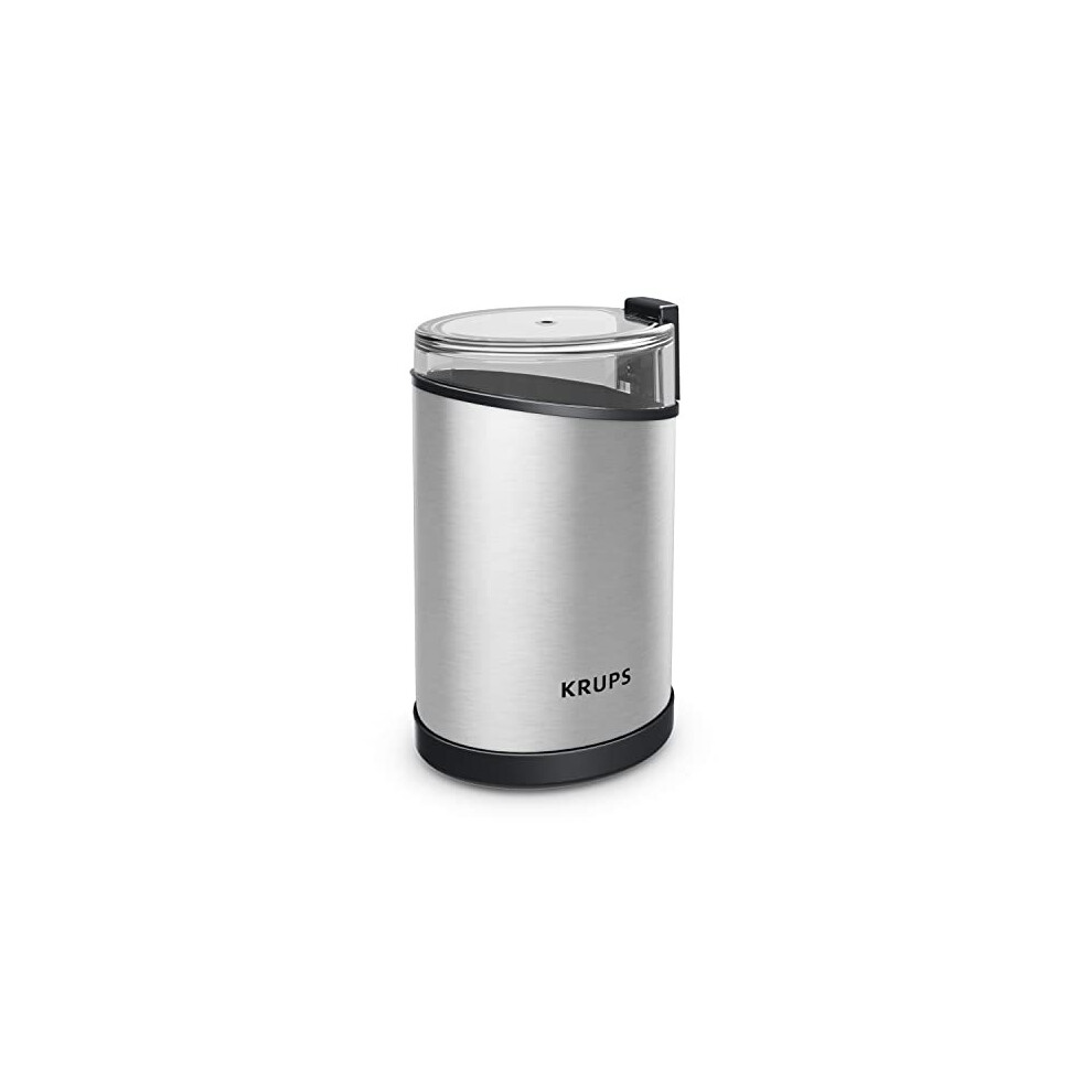 KRUPS GX204D51 GX204 One-Touch Grinder for Coffee, Spice, and Dry Herb with Stainless Steel Blades, Plastic