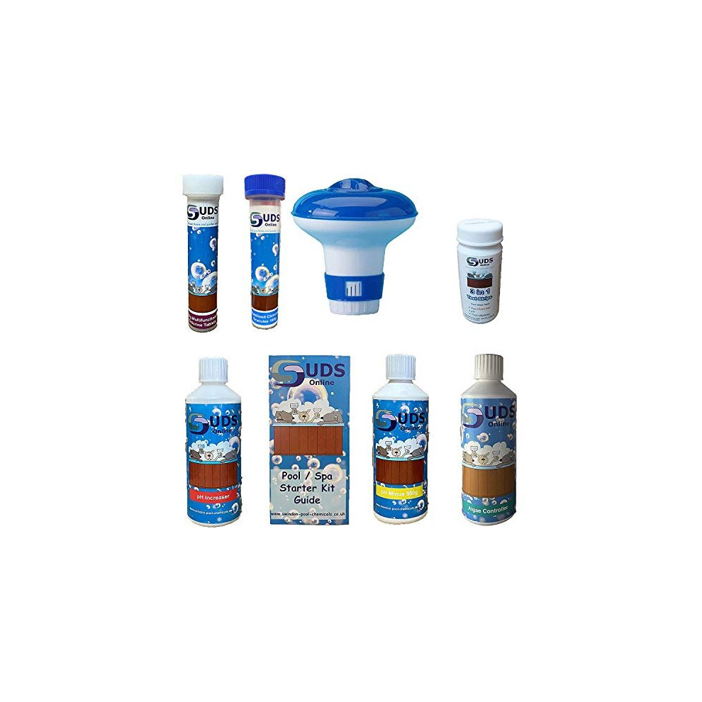 SUDS-ONLINE Small Swimming Pool Starter Kit - Perfect for 8ft /10ft /12ft /18ft /24ft