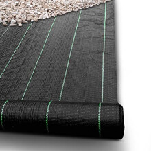 QVS Shop 3M X 10M Weed Control Fabric Ground Cover Sheet Membrane for Driveway Allotment, Garden, Path, Patio & Decking