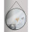 GreyZouq Black 30cm Round Mirror for Wall Mounting 1