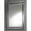 Chic Concept Modern Art Deco Black & Clear Rectangular Strip Wall Mirror-90 x 60cm 2