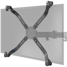 Duronic NON VESA Monitor Adapter DMAD1NV | Mounting Kit for TV & PC Monitor Screens Up To 27 Without VESA Rear Fixing Holes | Weight Capacity 8k