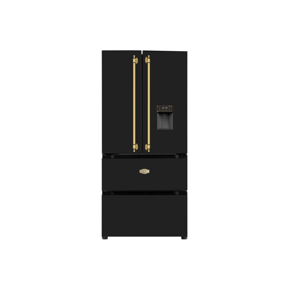 Kaiser Empire French Door Black Fridge Freezer | 506L Capacity