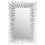 MirrorOutlet Modern Unique 3D Sunburst All Glass Venetian Rectangular Wall Mirror 1