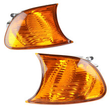 New Front Parking Side Corner Light Cover Amber Shell Left/Right for BMW E46 3 Series M3