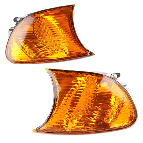New Front Parking Side Corner Light Cover Amber Shell Left/Right for BMW E46 3 Series M3 1