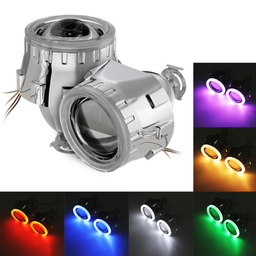 Hid halo headlights sales