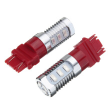 New 2PCS 3157 LED Flashing Strobe Light Bulb Red Rear Alert Safety Brake Tail Stop Lights Bulb
