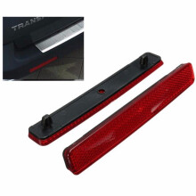 New Pair L&R Rear Bumper Reflector Light Cover Lens For VW Volkswagen Transporter T5