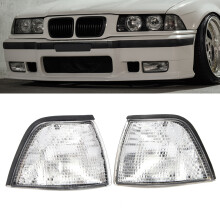 Brand New BMW E36 3-Series Corner Lights Clear Lens Pair - Front Left & Right, 1992-1999, 2-Door Coupe/Convertible