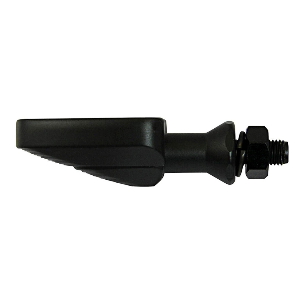 Bike It Shark Head Indicators With Body & Lens Black/Amber 5034862219640